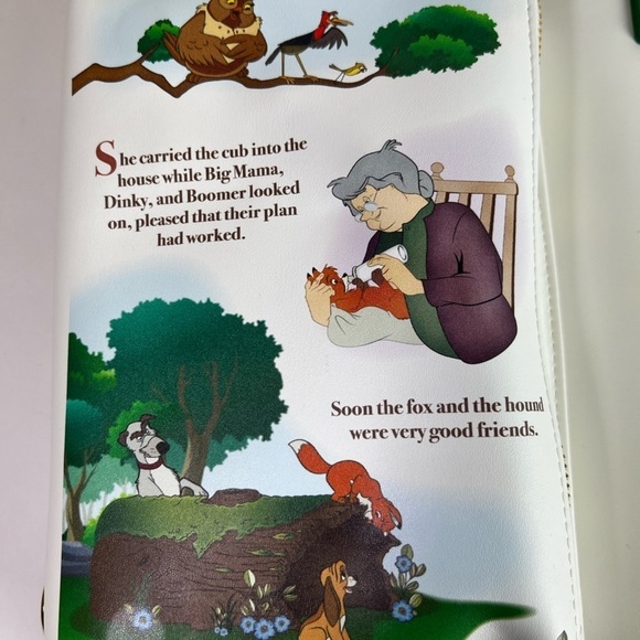 Loungefly | Disney Classic Books Fox And The Hound  Cross Body Bag